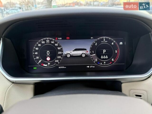 Сірий Ленд Ровер Range Rover Sport, об'ємом двигуна 2.99 л та пробігом 70 тис. км за 62000 $, фото 7 на Automoto.ua