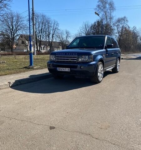 Синій Ленд Ровер Range Rover Sport, об'ємом двигуна 2.7 л та пробігом 350 тис. км за 9500 $, фото 15 на Automoto.ua