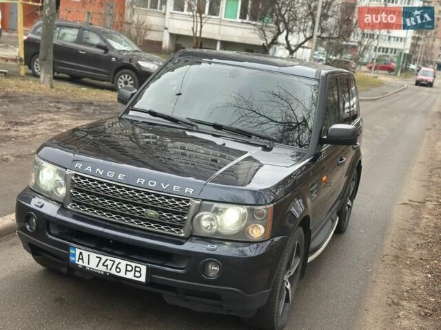 Синий Ленд Ровер Рендж Ровер Спорт, объемом двигателя 4.4 л и пробегом 197 тыс. км за 9900 $, фото 3 на Automoto.ua
