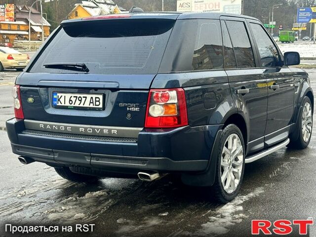 Синий Ленд Ровер Рендж Ровер Спорт, объемом двигателя 3.6 л и пробегом 278 тыс. км за 12500 $, фото 4 на Automoto.ua