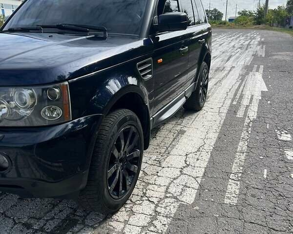 Синий Ленд Ровер Рендж Ровер Спорт, объемом двигателя 4.4 л и пробегом 462 тыс. км за 10800 $, фото 1 на Automoto.ua