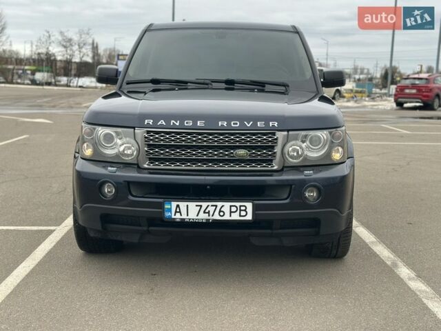 Синий Ленд Ровер Рендж Ровер Спорт, объемом двигателя 4.4 л и пробегом 196 тыс. км за 9500 $, фото 1 на Automoto.ua