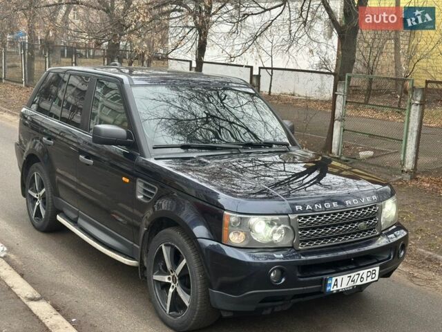 Синий Ленд Ровер Рендж Ровер Спорт, объемом двигателя 4.4 л и пробегом 197 тыс. км за 9900 $, фото 4 на Automoto.ua