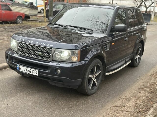 Синий Ленд Ровер Рендж Ровер Спорт, объемом двигателя 4.4 л и пробегом 197 тыс. км за 9900 $, фото 1 на Automoto.ua