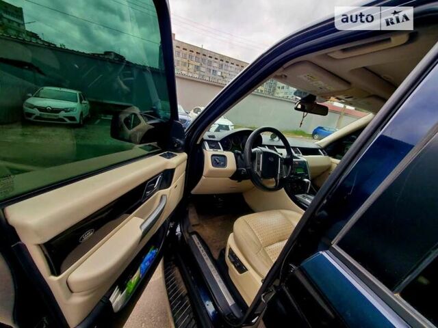 Синій Ленд Ровер Range Rover Sport, об'ємом двигуна 4.2 л та пробігом 201 тис. км за 10750 $, фото 12 на Automoto.ua