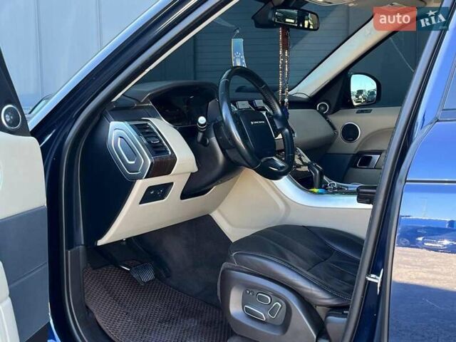 Синій Ленд Ровер Range Rover Sport, об'ємом двигуна 3 л та пробігом 191 тис. км за 25990 $, фото 12 на Automoto.ua