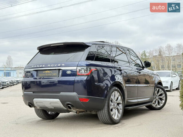 Синий Ленд Ровер Рендж Ровер Спорт, объемом двигателя 3 л и пробегом 179 тыс. км за 26500 $, фото 1 на Automoto.ua