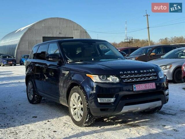 Синий Ленд Ровер Рендж Ровер Спорт, объемом двигателя 3 л и пробегом 193 тыс. км за 18800 $, фото 1 на Automoto.ua
