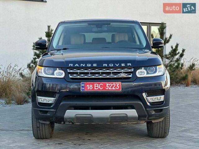 Синий Ленд Ровер Рендж Ровер Спорт, объемом двигателя 3 л и пробегом 197 тыс. км за 19900 $, фото 1 на Automoto.ua