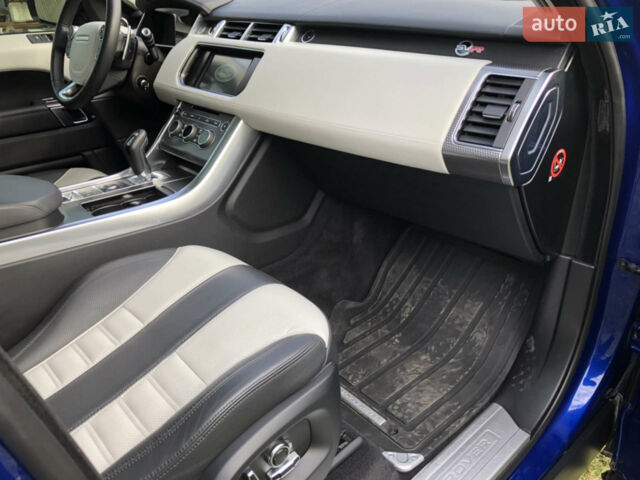 Синій Ленд Ровер Range Rover Sport, об'ємом двигуна 5 л та пробігом 147 тис. км за 37000 $, фото 10 на Automoto.ua
