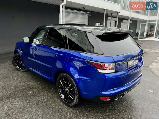 Синій Ленд Ровер Range Rover Sport, об'ємом двигуна 5 л та пробігом 99 тис. км за 59900 $, фото 34 на Automoto.ua