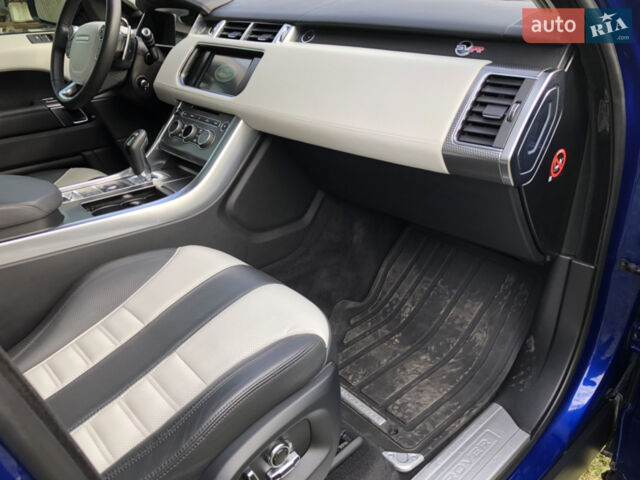 Синій Ленд Ровер Range Rover Sport, об'ємом двигуна 5 л та пробігом 140 тис. км за 46000 $, фото 10 на Automoto.ua