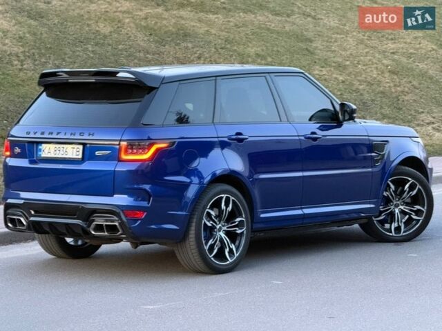Синий Ленд Ровер Рендж Ровер Спорт, объемом двигателя 5 л и пробегом 159 тыс. км за 47000 $, фото 12 на Automoto.ua