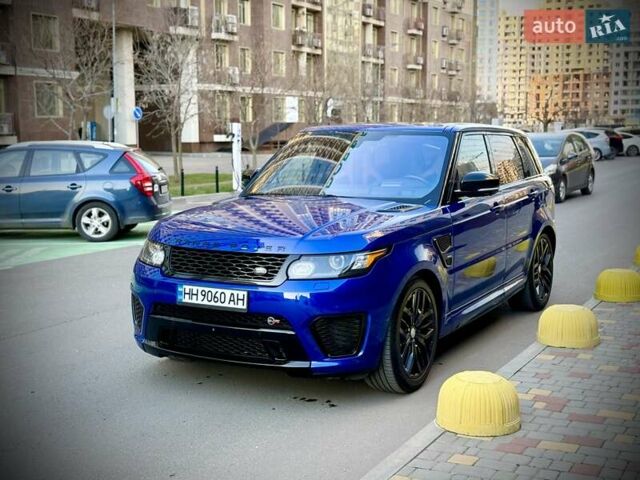 Синій Ленд Ровер Range Rover Sport, об'ємом двигуна 5 л та пробігом 85 тис. км за 51000 $, фото 9 на Automoto.ua