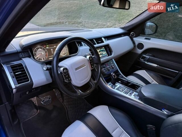 Синий Ленд Ровер Рендж Ровер Спорт, объемом двигателя 5 л и пробегом 159 тыс. км за 47000 $, фото 3 на Automoto.ua