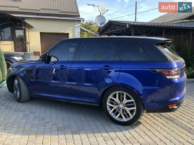 Синій Ленд Ровер Range Rover Sport, об'ємом двигуна 5 л та пробігом 147 тис. км за 37000 $, фото 3 на Automoto.ua