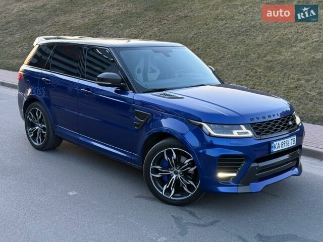 Синий Ленд Ровер Рендж Ровер Спорт, объемом двигателя 5 л и пробегом 159 тыс. км за 47000 $, фото 9 на Automoto.ua