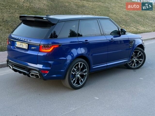 Синий Ленд Ровер Рендж Ровер Спорт, объемом двигателя 5 л и пробегом 159 тыс. км за 47000 $, фото 11 на Automoto.ua