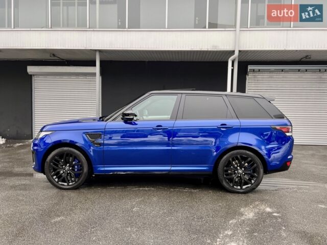 Синій Ленд Ровер Range Rover Sport, об'ємом двигуна 5 л та пробігом 97 тис. км за 59900 $, фото 23 на Automoto.ua