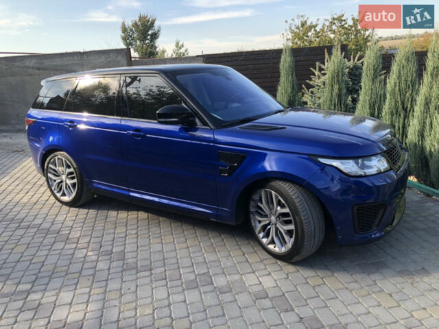 Синій Ленд Ровер Range Rover Sport, об'ємом двигуна 5 л та пробігом 147 тис. км за 37000 $, фото 1 на Automoto.ua