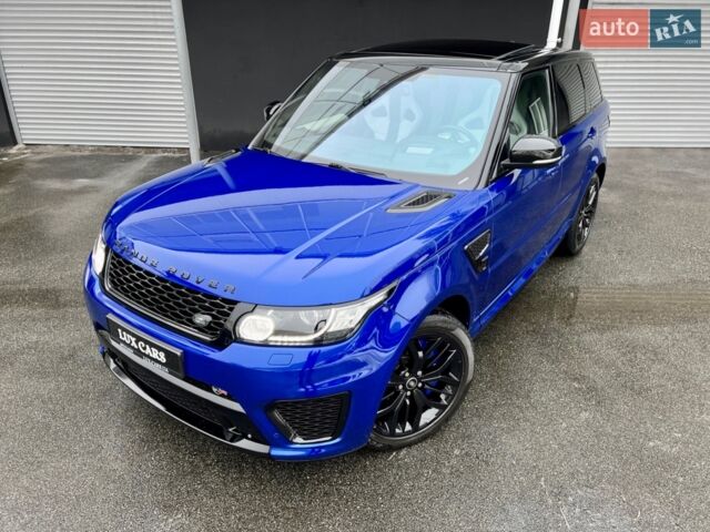 Синій Ленд Ровер Range Rover Sport, об'ємом двигуна 5 л та пробігом 97 тис. км за 59900 $, фото 9 на Automoto.ua