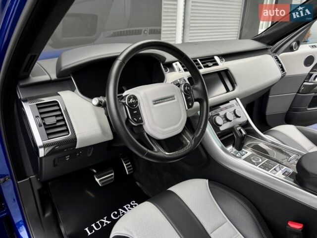 Синій Ленд Ровер Range Rover Sport, об'ємом двигуна 5 л та пробігом 97 тис. км за 59900 $, фото 53 на Automoto.ua