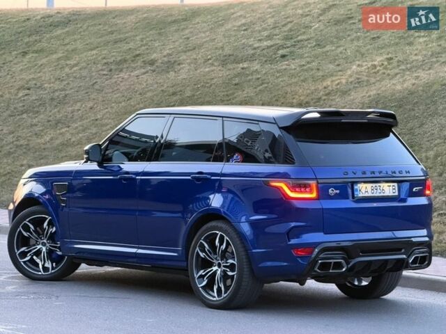 Синий Ленд Ровер Рендж Ровер Спорт, объемом двигателя 5 л и пробегом 159 тыс. км за 47000 $, фото 1 на Automoto.ua