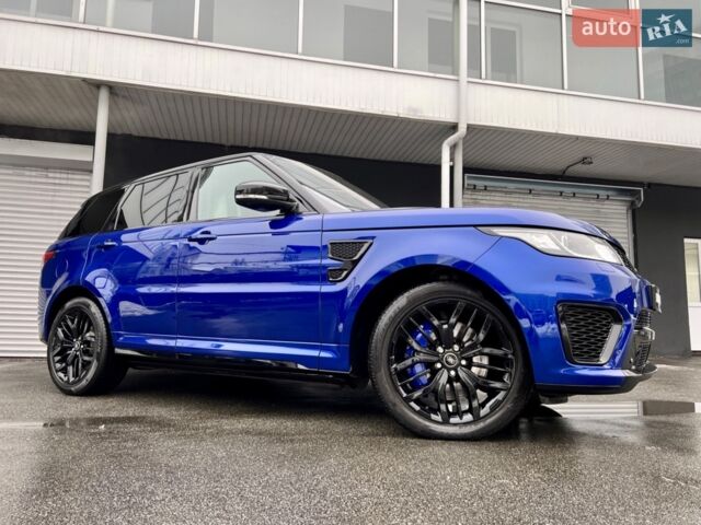 Синій Ленд Ровер Range Rover Sport, об'ємом двигуна 5 л та пробігом 97 тис. км за 59900 $, фото 16 на Automoto.ua