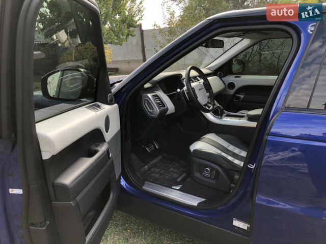Синій Ленд Ровер Range Rover Sport, об'ємом двигуна 5 л та пробігом 147 тис. км за 37000 $, фото 15 на Automoto.ua