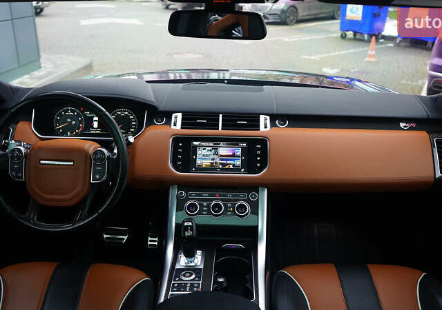 Синій Ленд Ровер Range Rover Sport, об'ємом двигуна 5 л та пробігом 89 тис. км за 57500 $, фото 7 на Automoto.ua