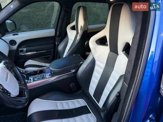 Синий Ленд Ровер Рендж Ровер Спорт, объемом двигателя 5 л и пробегом 159 тыс. км за 47000 $, фото 7 на Automoto.ua