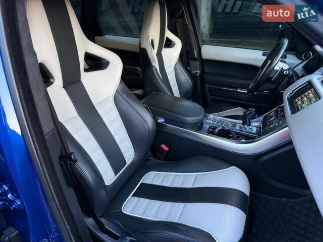 Синий Ленд Ровер Рендж Ровер Спорт, объемом двигателя 5 л и пробегом 159 тыс. км за 47000 $, фото 8 на Automoto.ua