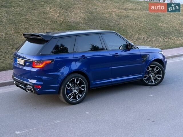 Синий Ленд Ровер Рендж Ровер Спорт, объемом двигателя 5 л и пробегом 159 тыс. км за 47000 $, фото 2 на Automoto.ua