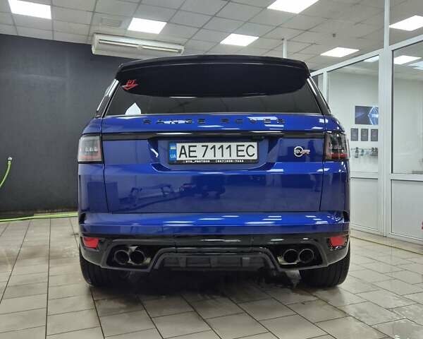 Синій Ленд Ровер Range Rover Sport, об'ємом двигуна 5 л та пробігом 128 тис. км за 47000 $, фото 2 на Automoto.ua