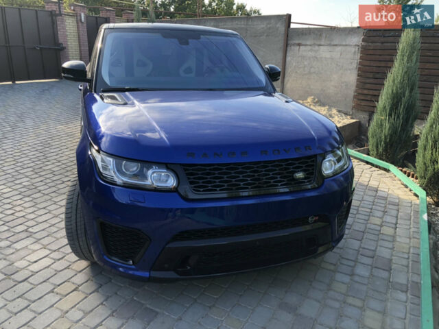 Синій Ленд Ровер Range Rover Sport, об'ємом двигуна 5 л та пробігом 147 тис. км за 37000 $, фото 5 на Automoto.ua
