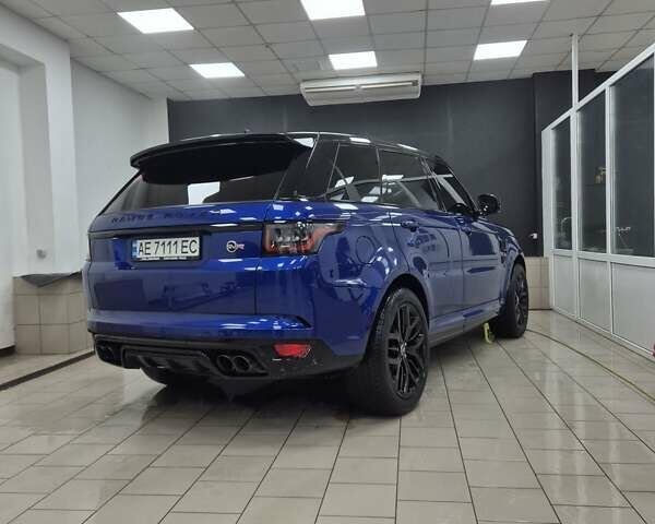 Синій Ленд Ровер Range Rover Sport, об'ємом двигуна 5 л та пробігом 128 тис. км за 47000 $, фото 3 на Automoto.ua