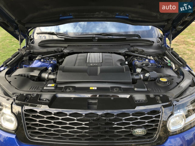 Синій Ленд Ровер Range Rover Sport, об'ємом двигуна 5 л та пробігом 147 тис. км за 37000 $, фото 17 на Automoto.ua