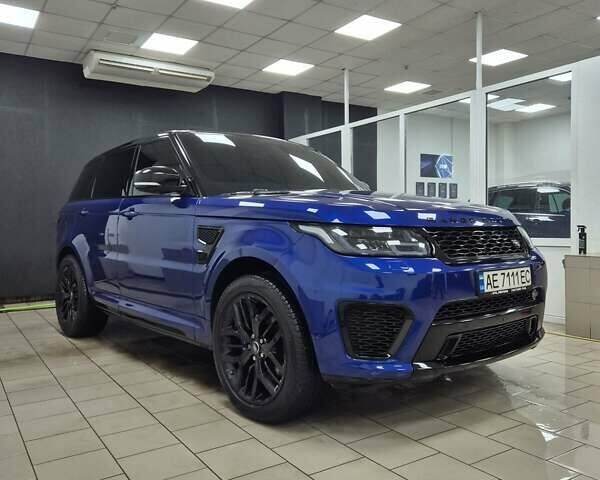 Синій Ленд Ровер Range Rover Sport, об'ємом двигуна 5 л та пробігом 128 тис. км за 47000 $, фото 1 на Automoto.ua