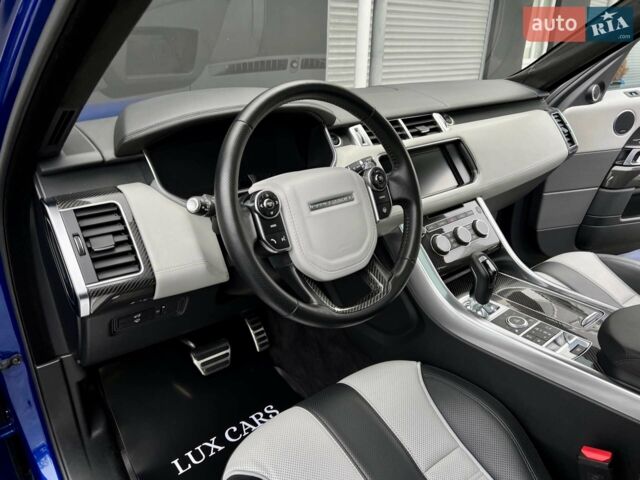 Синій Ленд Ровер Range Rover Sport, об'ємом двигуна 5 л та пробігом 99 тис. км за 59900 $, фото 54 на Automoto.ua