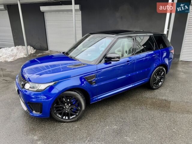 Синій Ленд Ровер Range Rover Sport, об'ємом двигуна 5 л та пробігом 97 тис. км за 59900 $, фото 4 на Automoto.ua