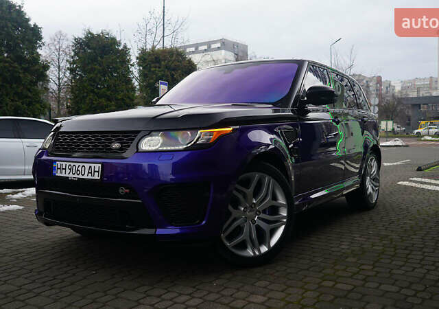 Синій Ленд Ровер Range Rover Sport, об'ємом двигуна 5 л та пробігом 97 тис. км за 50900 $, фото 1 на Automoto.ua