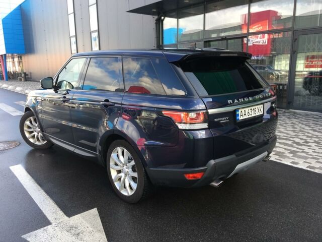 Синій Ленд Ровер Range Rover Sport, об'ємом двигуна 3 л та пробігом 58 тис. км за 43000 $, фото 7 на Automoto.ua