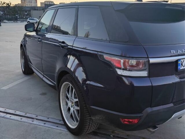 Синий Ленд Ровер Рендж Ровер Спорт, объемом двигателя 3 л и пробегом 117 тыс. км за 30000 $, фото 4 на Automoto.ua