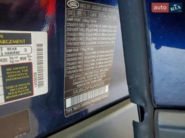 Синий Ленд Ровер Рендж Ровер Спорт, объемом двигателя 3 л и пробегом 55 тыс. км за 5100 $, фото 12 на Automoto.ua