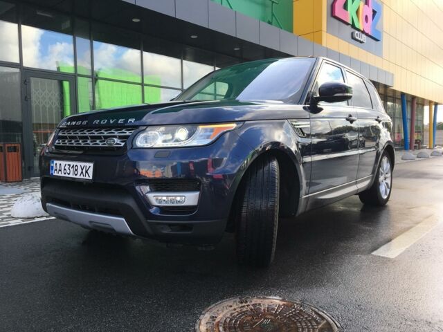 Синій Ленд Ровер Range Rover Sport, об'ємом двигуна 3 л та пробігом 58 тис. км за 43000 $, фото 5 на Automoto.ua