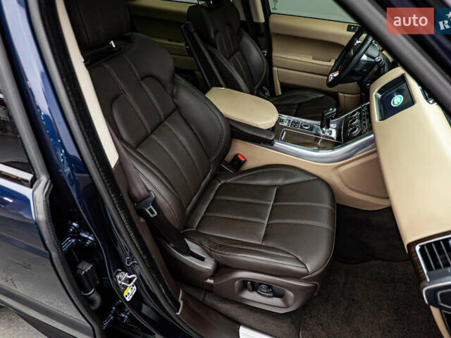 Синій Ленд Ровер Range Rover Sport, об'ємом двигуна 3 л та пробігом 69 тис. км за 42964 $, фото 19 на Automoto.ua