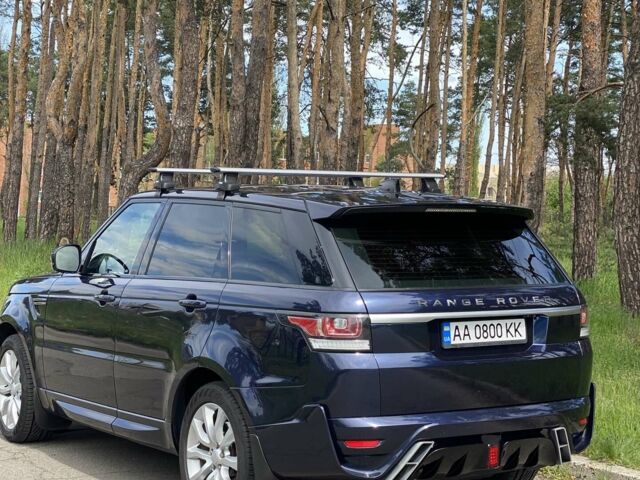 Синій Ленд Ровер Range Rover Sport, об'ємом двигуна 3 л та пробігом 170 тис. км за 30000 $, фото 12 на Automoto.ua