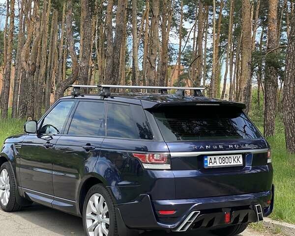 Синій Ленд Ровер Range Rover Sport, об'ємом двигуна 3 л та пробігом 155 тис. км за 38000 $, фото 12 на Automoto.ua