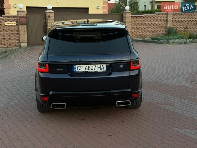 Синій Ленд Ровер Range Rover Sport, об'ємом двигуна 3 л та пробігом 84 тис. км за 48000 $, фото 9 на Automoto.ua