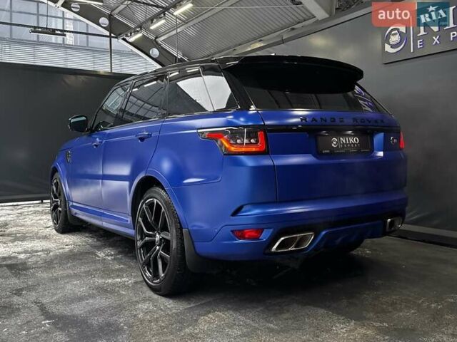 Синій Ленд Ровер Range Rover Sport, об'ємом двигуна 5 л та пробігом 82 тис. км за 97500 $, фото 10 на Automoto.ua